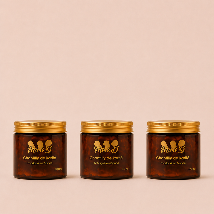 Chantilly de karité MIMI <br> Pack de 3